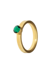 Birthstone ring Mei smaragd goud