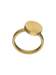 Gepersonaliseerde ring goud met vingerafdruk