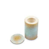 Mini-Urne in keramiek - Tealight Keepsake - Blauw/Bruin | UCUTC01