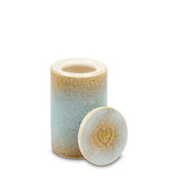 Mini-Urne in keramiek - Tealight Keepsake - Blauw/Bruin | UCUTC01