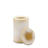 Mini-Urne in keramiek - Tealight Keepsake - Bruin/Beige | UCUTC02