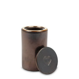 Mini-Urne in keramiek - Tealight Keepsake - Donker Brons | UCUTC04