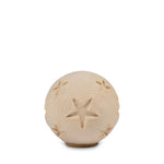 Mini Urn in hout - Sfera Sterren Naturel - UPE460130