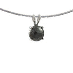 02.105-00 Round pendant with print in hematite