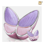 Wings of Hope Parelmoer Lavendel & Gepolijst Zilver K1040