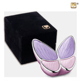 Wings of Hope Parelmoer Lavendel & Gepolijst Zilver K1040