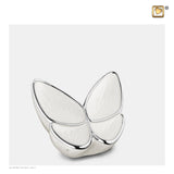 Wings of Hope Vlinder Pearl White & Pol Silver K1042