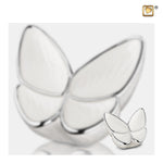 Wings of Hope Vlinder Pearl White & Pol Silver K1042
