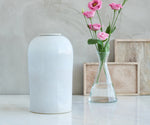 PELION – handgemaakte urne in wit keramiek