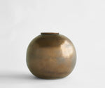 DIONA – handgemaakte urne in koperkleurig metallic keramiek