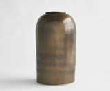 PELION – handgemaakte urne in koperkleurig metallic keramiek