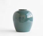 VERNO – handgemaakte urne in groen & blauw keramiek