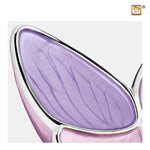 Wings of Hope Lavender &amp; Polished Silver A1040 