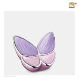 Wings of Hope Parelmoer Lavendel & Gepolijst Zilver K1040