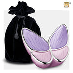 Wings of Hope Medium Parel Lavendel & Gepolijst Zilver M1040