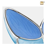 Wings of Hope Medium Peal Blue & Gepolijst Zilver M1041