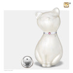 PrincessCat Pearl White & Bru Pewter Swarovski P263