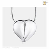 Love Heart Gepolijst Zilver PD1010