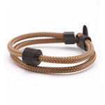 As armband – Black Edition – Marine koord Goldsand