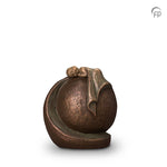 Keramische urn brons In vredige Rust UGK005A
