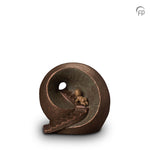 Keramische urn brons Oneindige Tunnel UGK010A