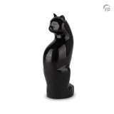 HU260 Metaal dierenurn kat zwart