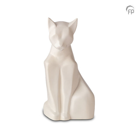 KU162 Ceramic pet urn Cat matt 