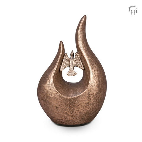 FPU054 Keramische kunst urn Fuego