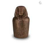 UGK101B Keramische urn brons In het oog van Ra