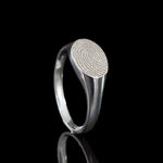 RA-O034-G00 Signet ring with Oval print