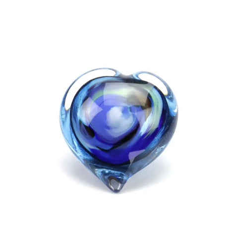 Pebble heart multi blue U36PHMB