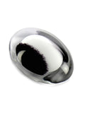 Pebbles ovaal black white opaque U36POBLW