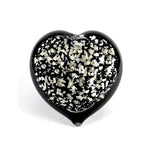 Black-silver heart U38HBLS