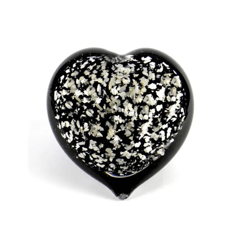 Black-silver heart U38HBLS