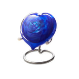 Medium heart blue-mixed U39MHB